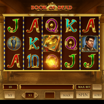 Peaches Casino - Book of Dead Slot Game - Égypte ancienne